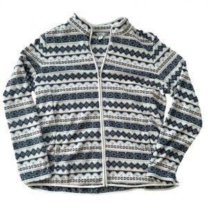 Croft & Barrow Full Zip Super Soft Fleece Jacket With Pockets Women's XL